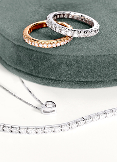 Gioielli in oro e diamanti